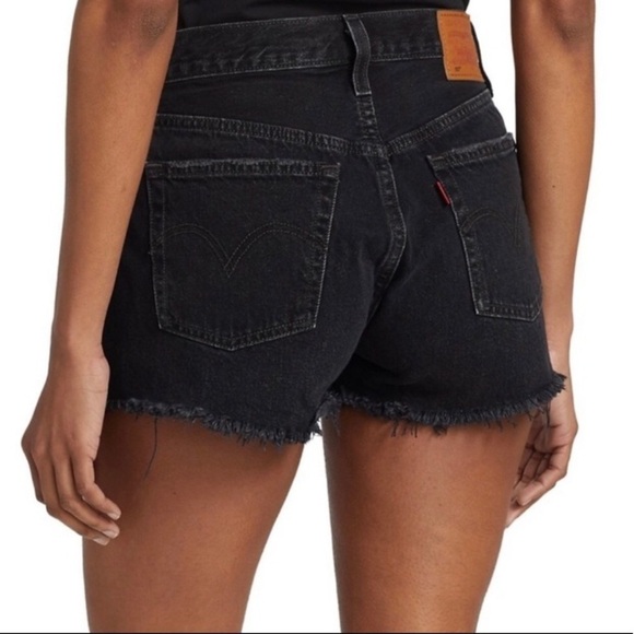 Levis premium 501 BIG E jean shorts size 26 - Picture 3 of 10